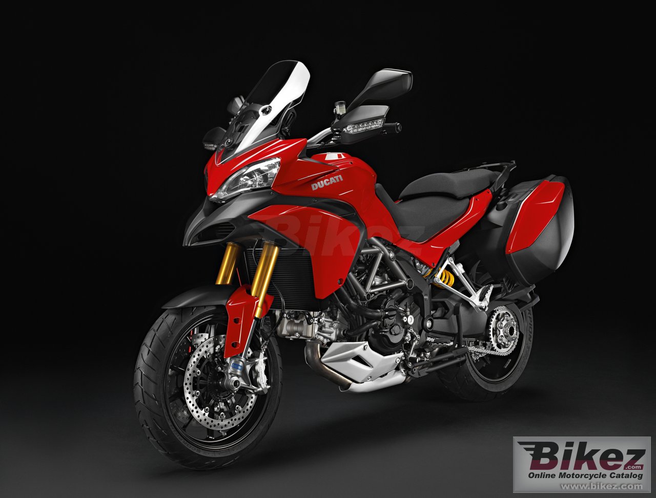 Big Ducati multistrada 1200 s touring picture and wallpaper from Bikez.com